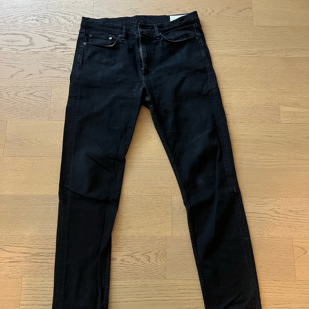 rag & bone Men's Slim Black Jeans